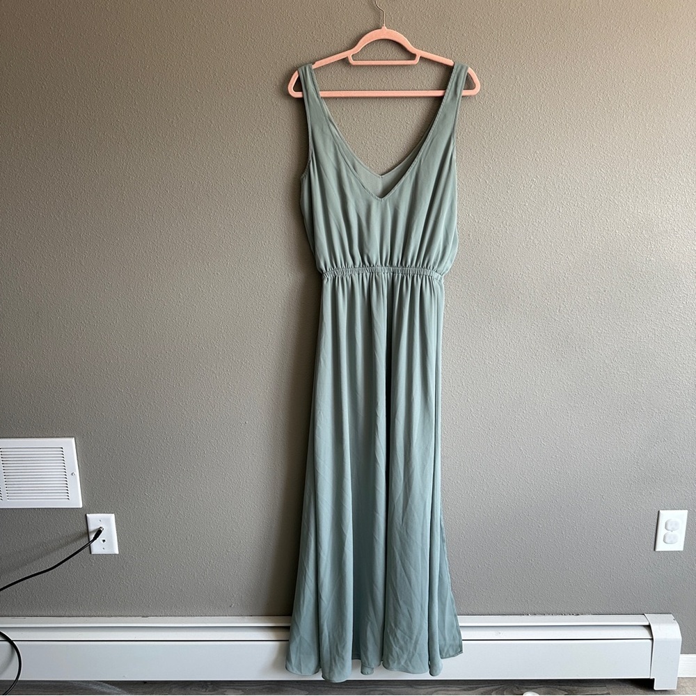 Show Me Your MuMu Light Blue Maxi Dress Large - Picture 10 of 14